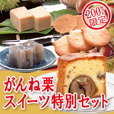 がんね栗スイーツ特別セット