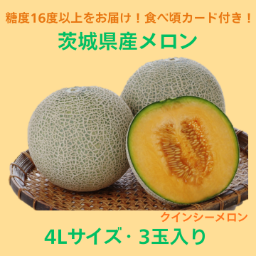 【商品番号⑭】輝4L3玉クインシーメロン