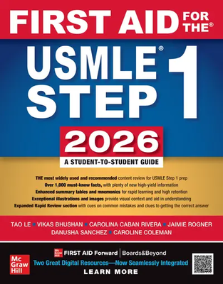 First Aid for the USMLE Step1 2026**McGraw-Hill/Tao Le/978-1-264-77578-1/9781264775781**