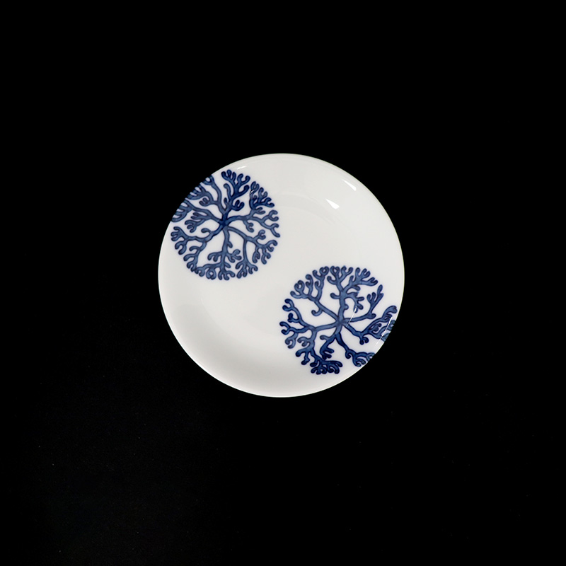 3寸皿_ミル紋_青【高浜焼 寿芳窯】 | 伝統工芸館WEBショップ