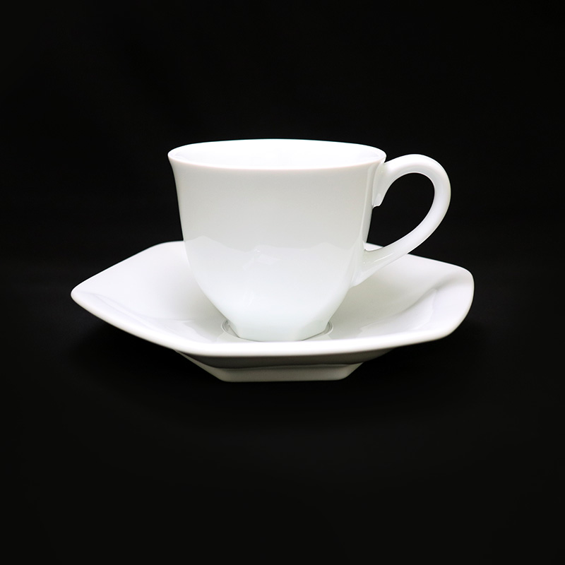 白磁_6角コーヒーセット【高浜焼 寿芳窯】 | 伝統工芸館WEBショップ