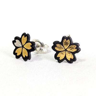 象がんピアス_桜【麻生 翼】