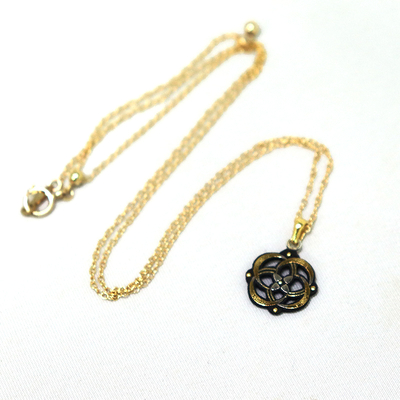 肥後象がんペンダント_透丸重ね【松永 淳子】