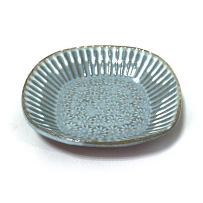 角輪花皿【ちひろ窯】