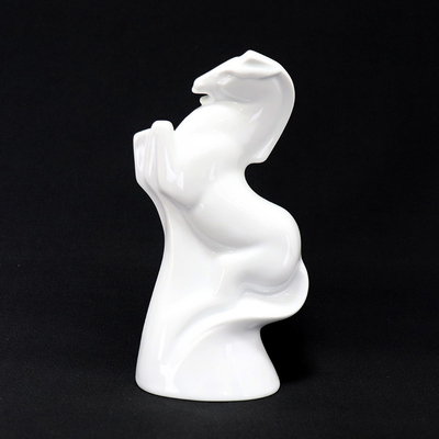 干支_白磁（中）/午【高浜焼 寿芳窯】