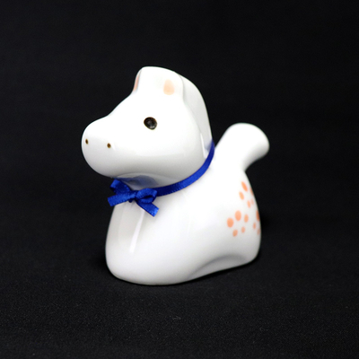 干支_午/白【内田皿山焼】