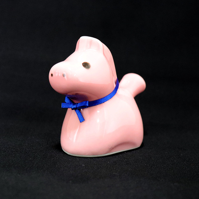 干支_午/ピンク【内田皿山焼】