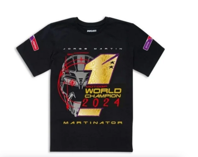 T ｼｬﾂ MotoGP Champion 2024 ﾏﾙﾃｨﾝ 
