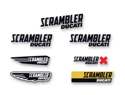 ステッカー Multi Logo