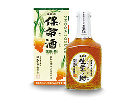 生姜ノ助(生姜酒) / 300ml瓶 | 岡亀保命酒本味醂ショップ