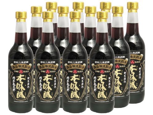 純米仕込本味醂『岡本亀太郎』 600ml 12本（1ケース）