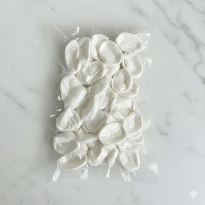 白繭（国産）＜セリシン液抽出用＞