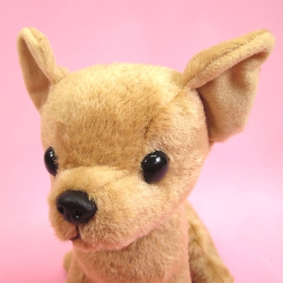 ベージュの犬のぬいぐるみ うめ吉 ベージュ L 犬 ぬいぐるみ 日本製 オリエンタルトーイ