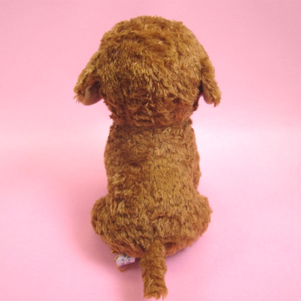 IMGA フード付きぬいぐるみ ブラウン ひざわんこ トイプードル ブラウン ぬいぐるみ 茶色 BR 犬猫