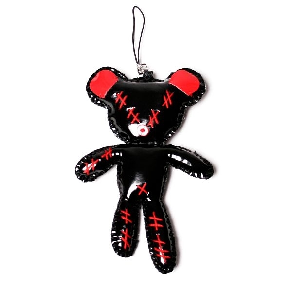 テディベア ブードゥー人形 人形ストラップ キーホルダー クマの