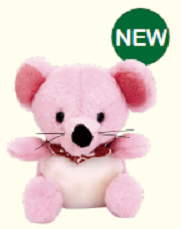 ねずっころ ねずみ ぬいぐるみ ピンク 2020年 令和2年 干支