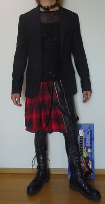 メッシュ カットソー デビルファッション 蜘蛛の巣 メンズ ユニセックス ヴィジュアル系 ビジュアル系 ｖ系 モード系 ゴシック パンク ロック インポート タイト エモ系 ｖ系レザーカンパニー