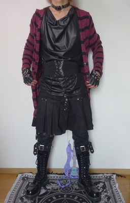 ゴシックコルセット マルチストラップ V系バンドファッション メンズコルセット ウエストベルト ファッションコルセット ユニセックス ヴィジュアル系 ビジュアル系 パンク ロック インポート ｖ系レザーカンパニー