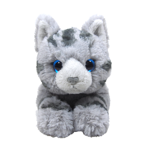 ひざねこ ぬいぐるみ (S) GY グレー ねこ ネコのぬいぐるみ 自分用