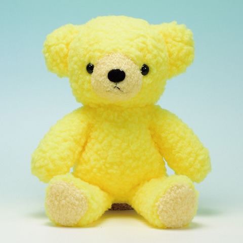 クマのぬいぐるみ フカフカnew M たんぽぽ クマのフカフカ 日本製ぬいぐるみ 熊 くまのぬいぐるみ タンポポ色のぬいぐるみ ぬいぐるみ男子 おとなの ぬいぐるみ 童心 ｖ系レザーカンパニー