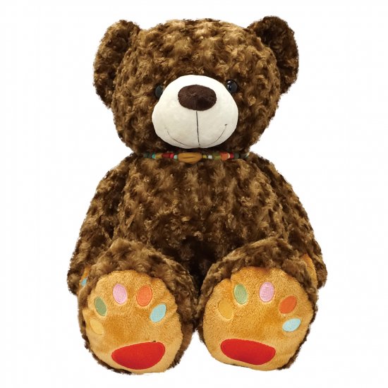 仔熊のラルク ｌ ダークブラウン Db テディベア クマのぬいぐるみ くま ぬいぐるみ 動物 癒し系 もふもふ ふかふか 可愛い ぬいぐるみ男子 おとなのぬいぐるみ 抱っこサイズのぬいぐるみ ｖ系レザーカンパニー