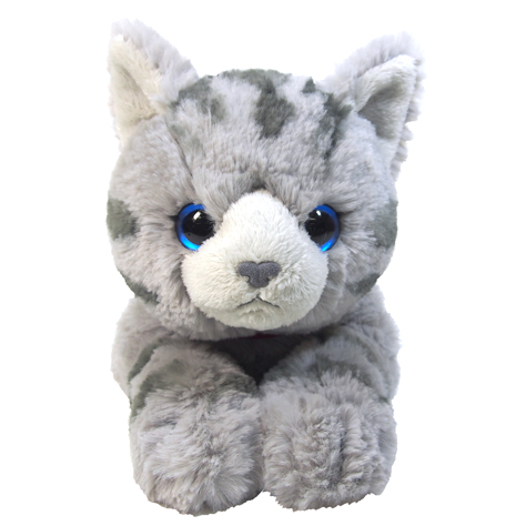 ひざねこ ぬいぐるみ (M) GY グレー ねこ ネコのぬいぐるみ