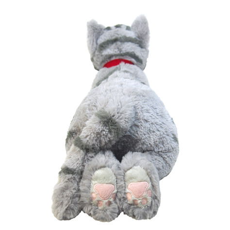 ひざねこ ぬいぐるみ (M) GY グレー ねこ ネコのぬいぐるみ