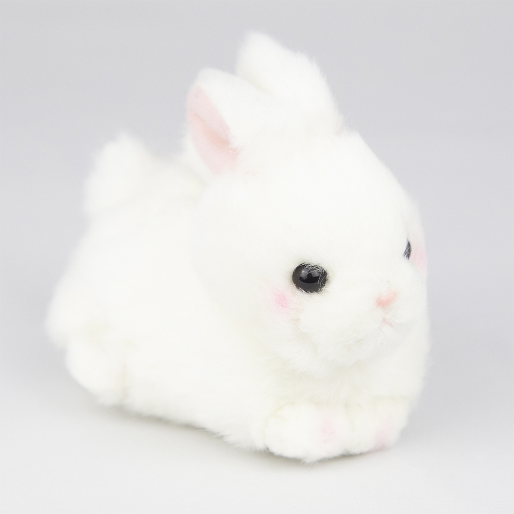 プチプチらんど（A）ウサギ 白 たけのこ ウサギのぬいぐるみ うさぎ