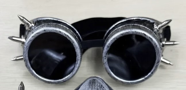 スチームパンク ゴーグル シルバー レトロ アンティーク ゴス スチームパンク ゴーグル シルバー レトロ アンティーク ゴス