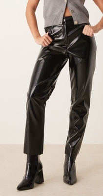 ビニールパンツ　ストレート　エナメル　黒　光沢　シャイニー　メンズ　ユニセックス　ヴィジュアル系　ビジュアル系　Ｖ系　モード系　パンク　ロック　ＰＶＣ　インポート　ＰＵ　バンド衣装