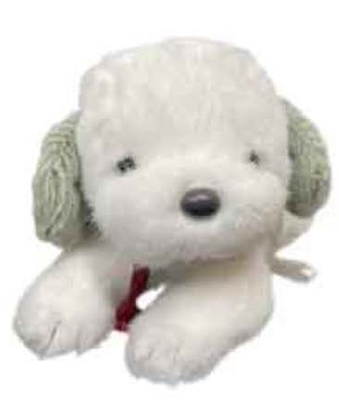 うめ吉　這　ホワイト　イヌのぬいぐるみ　レトロ　懐かしいぬいぐるみ　いぬのぬいぐるみ　可愛い　ぬいぐるみ男子　中島潔　おとなのぬいぐるみ　ご自宅用