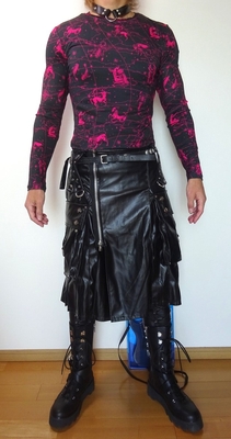 ホロスコープ　メッシュ　カットソー　宇宙柄　アストロ　メンズ　ユニセックス　ヴィジュアル系　ビジュアル系　Ｖ系　モード系　ゴシック　パンク　ロック　インポート　タイト　エモ系