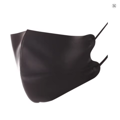 ラテックスマスク　Ｖ系マスク　黒ラバーマスク　イヤーストラップ　マット　薄手　レザーマスク　インポート　ゴスマスク　ユニセックス　ヴィジュアル系　ビジュアル系　サイバーマスク　パンクファッション