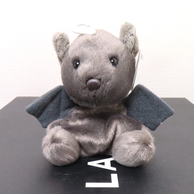 コウモリ　グレー　パームパル　コウモリのぬいぐるみ　こうもりのぬいぐるみ　珍しい動物のぬいぐるみ　普通の動物のぬいぐるみ　動物らしいぬいぐるみ　大人のぬいぐるみ　ぬいぐるみ男子