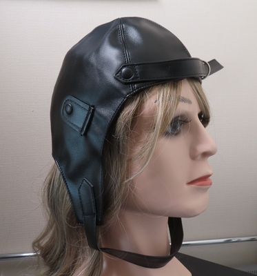 Ｖ系ファッション　ヘッドカバー　レザーハット　スチームパンク　黒　インポート　メンズ　ユニセックス　ヴィジュアル系　ビジュアル系　パンク　ロック　ゴシック　Ｖ系バンド衣装