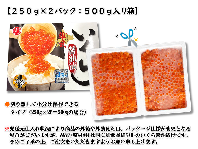 超希少・数量限定】北海道雄武産いくら醤油漬け500gの産地直送_通販_お