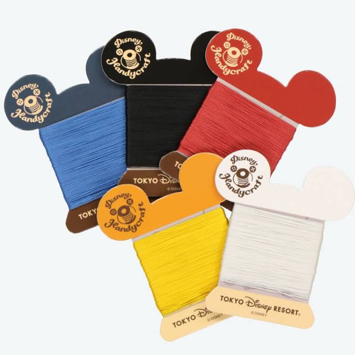 東京ディズニーリゾート ディズニー 通販 ハンディー クラフト 手縫い糸 糸セット 5色 ミッキーマウス 無料ギフトラッピング Tdr ディズニーランド ディズニーシー おみやげ お土産 ミッキー ウィズマウス