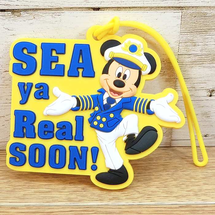 ディズニー クルーズライン 限定 キャプテン ミッキーマウス Sea Ya Real Soon ネームタグ ラゲージタグ 通販 無料ギフトラッピング Dcl ラゲッジタグ ミッキー フロリダ ウィズマウス