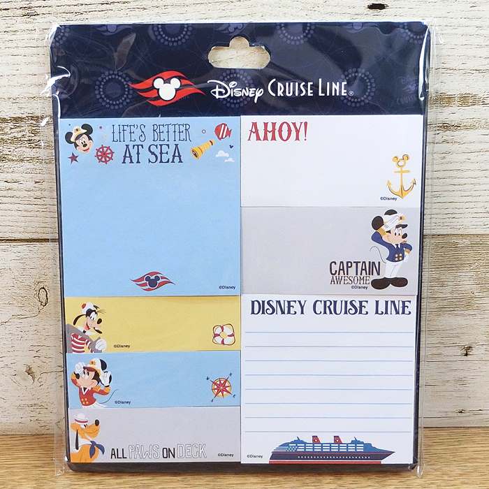 ディズニー クルーズライン 限定 付箋セット フセン 通販 無料ギフトラッピング Dcl フロリダ おみやげ お土産 キャスタウェイケイ ポストイット ウィズマウス