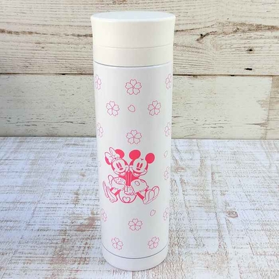 【訳あり 箱無し 1点のみ】  ディズニー 通販 桜シリーズ  ミッキー ミニー ステンレス ボトル 無料 ギフトラッピング アウトドア ミッキーマウス ミニーマウス  携帯魔法瓶 水筒 まほうびん 