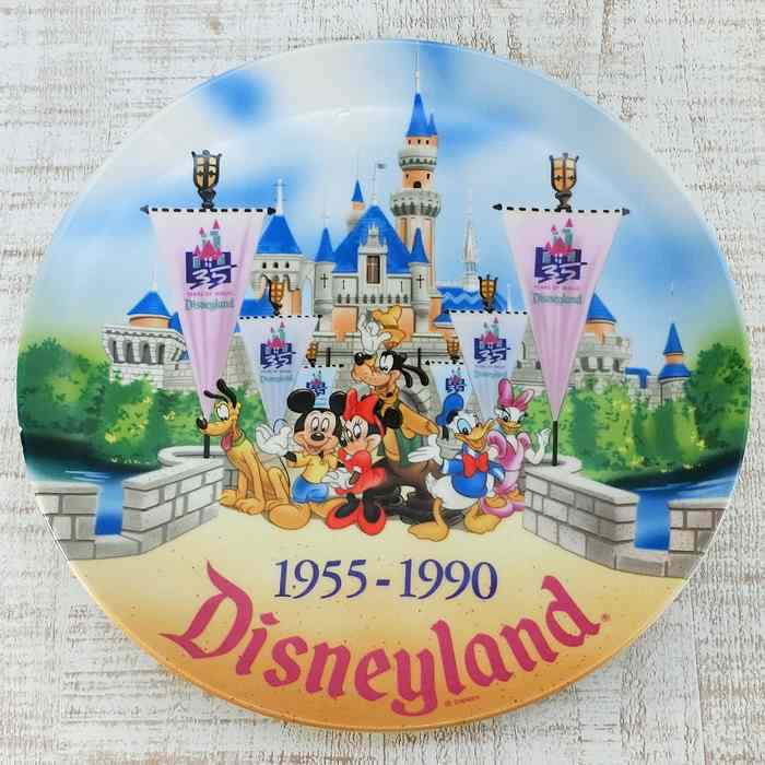 カリフォルニア アナハイム ディズニーランド USA 35周年 絵皿