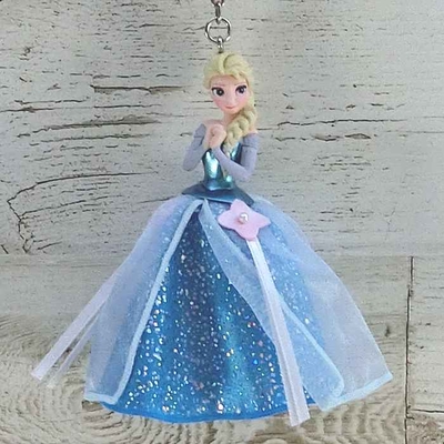 東京ディズニーリゾート エルサ アナと雪の女王 【 ドレス 】 PVC キーチェーン ディズニー 通販 お土産 ギフトラッピング TDR ディズニーランド ディズニーシー キーホルダー アナ雪