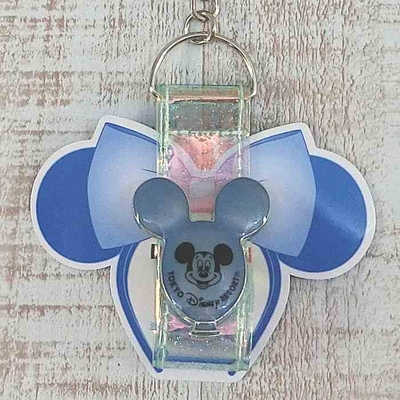 東京ディズニーリゾート ディズニー 通販 キーチェーン カチューシャ ホルダー バルーン ミッキーマウス 【青】 ディズニーシー ディズニーランド お土産 キーホルダー ミッキー