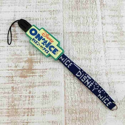 デッドストック 【1999年】26年前 ディズニーオンアイス プロモーション 非売品 新品 携帯ストラップ + ステッカー 無料 ギフトラッピング ディズニーワールドオンアイス ディズニー 通販