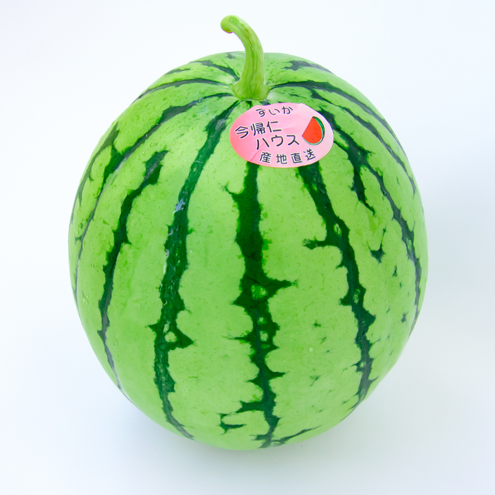 ギフトにも！沖縄ブランド！今帰仁なきじんスイカJAおきなわ秀品2L× 2玉 ギフトにも！沖縄ブランド！今帰仁なきじんスイカJAおきなわ秀