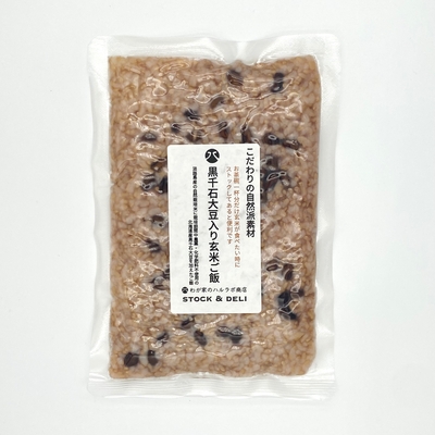 黒千石大豆入り玄米ご飯(わが家のハルラボ商店)　160g