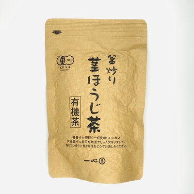 有機釜炒り茎ほうじ茶　80g