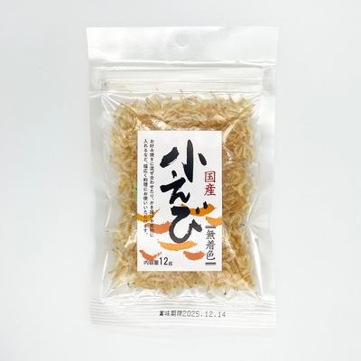 国産無着色　小えび　12g