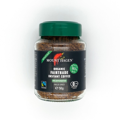有機カフェインレスインスタントコーヒー(マウントハーゲン)　50g