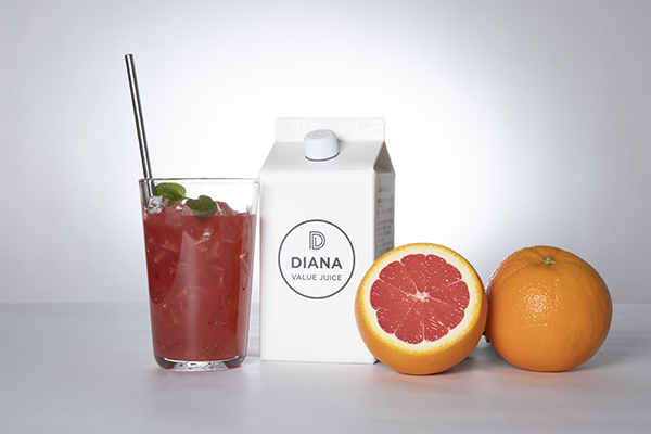 オーガニックピンクグレープフルーツストレート果汁 dianajuice オーガニックピンクグレープフルーツストレート果汁 dianajuice